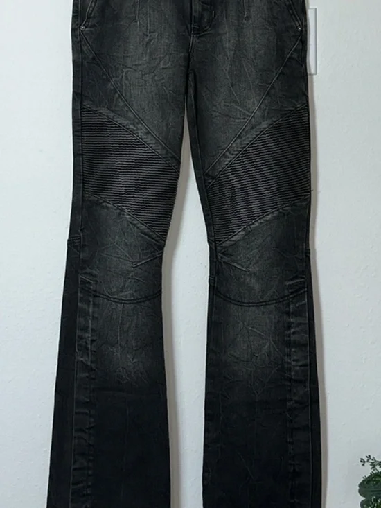 Free People Vector Moto Mid Rise Flare Jeans Sz. 25 NWT! - Picture 7 of 8